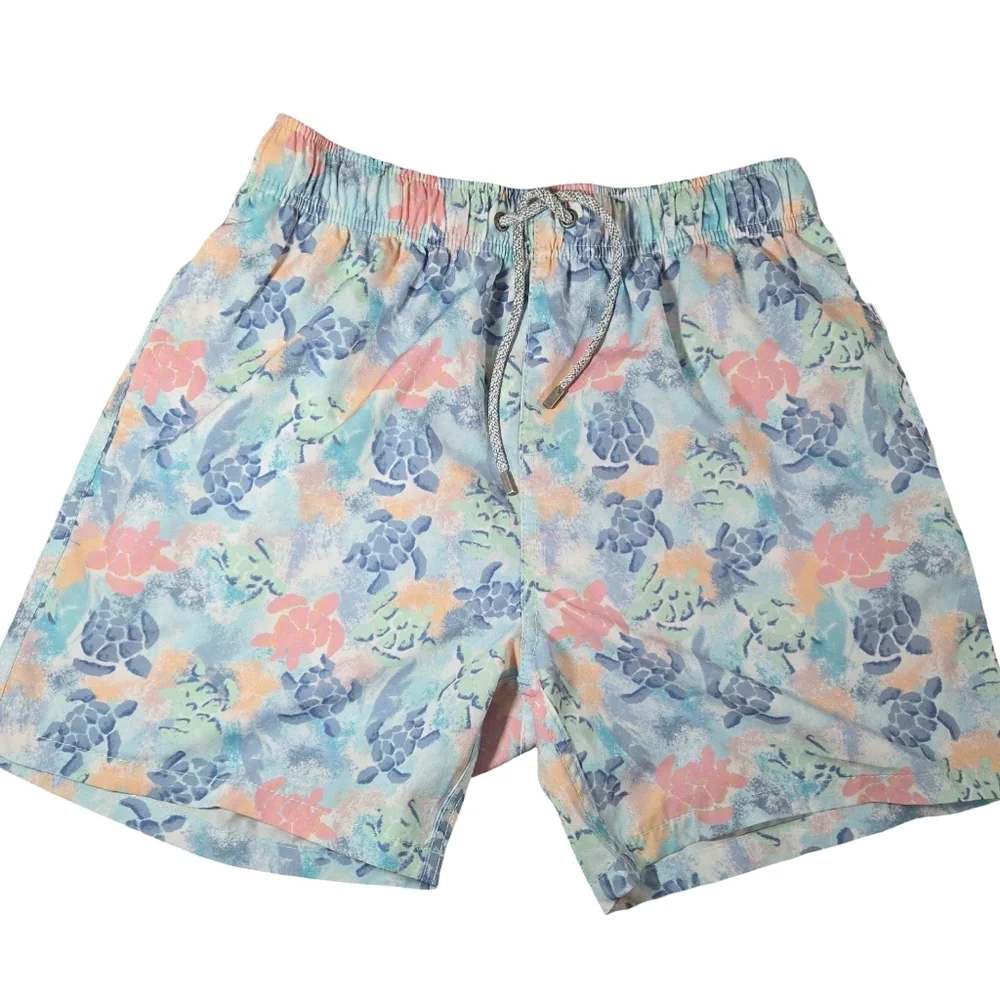 Vintage Summer brand Men's Swimwear vacation beach pool travel resortwear Size S